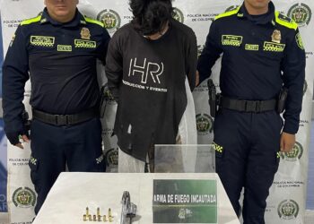 Policía Nacional captura en flagrancia a una persona por el delito Fabricación, tráfico o porte de armas de fuego