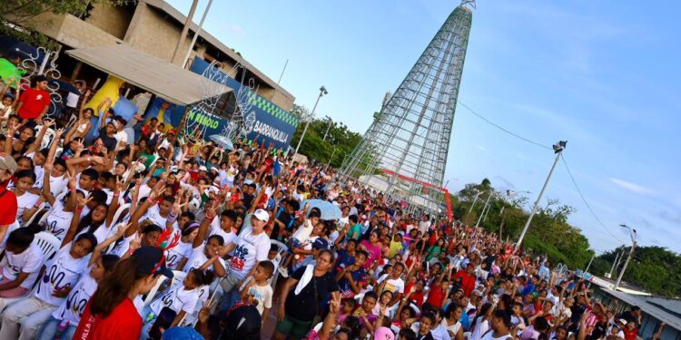 Más de 40.000 regalos llenaron de alegría la Navidad de los niños de Barranquilla
